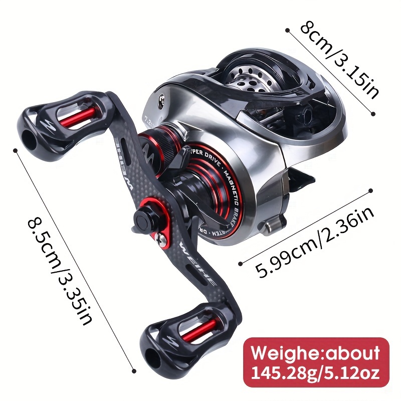WEIHE  Carbon  Body Baitcastin - Abu Garcia Reel Max recension och pris