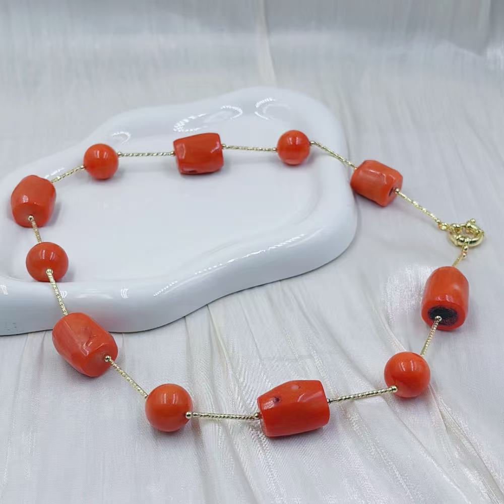 12-16mm Orange Women Vintage   - Freshwater Line recension och pris
